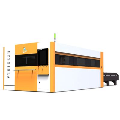 Precitec Lazer Kafası 1000W-25000W Metal Yaprak İşleme için CNC Fiber Lazer Kesme Makinesi
