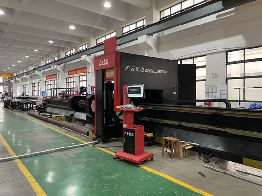 Yüksek hassasiyetli çoklu çak boru elektrikli lazer boru kesme makinesi