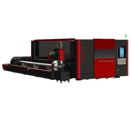 Metal plaka ve boru entegrasyonu lazer kesme makinesi için paslanmaz çelik boru kesicisi