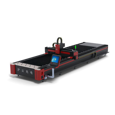 7000 KG Ağırlıklı HIWIN Rehber Ray 18x18 Jinan 1530'da 50w CNC Fiber Lazer Kesme Makinesi