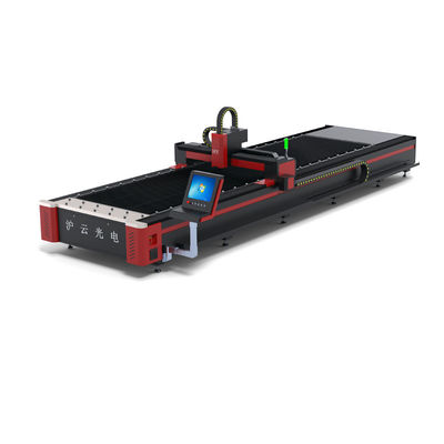 7000 KG Ağırlıklı HIWIN Rehber Ray 18x18 Jinan 1530'da 50w CNC Fiber Lazer Kesme Makinesi