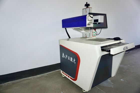 Derin İşaretleme Hava Soğutma Metal İşaretleme Görüntüsü için Taşınabilir Lazer Elyaf İşaretleme Makinesi